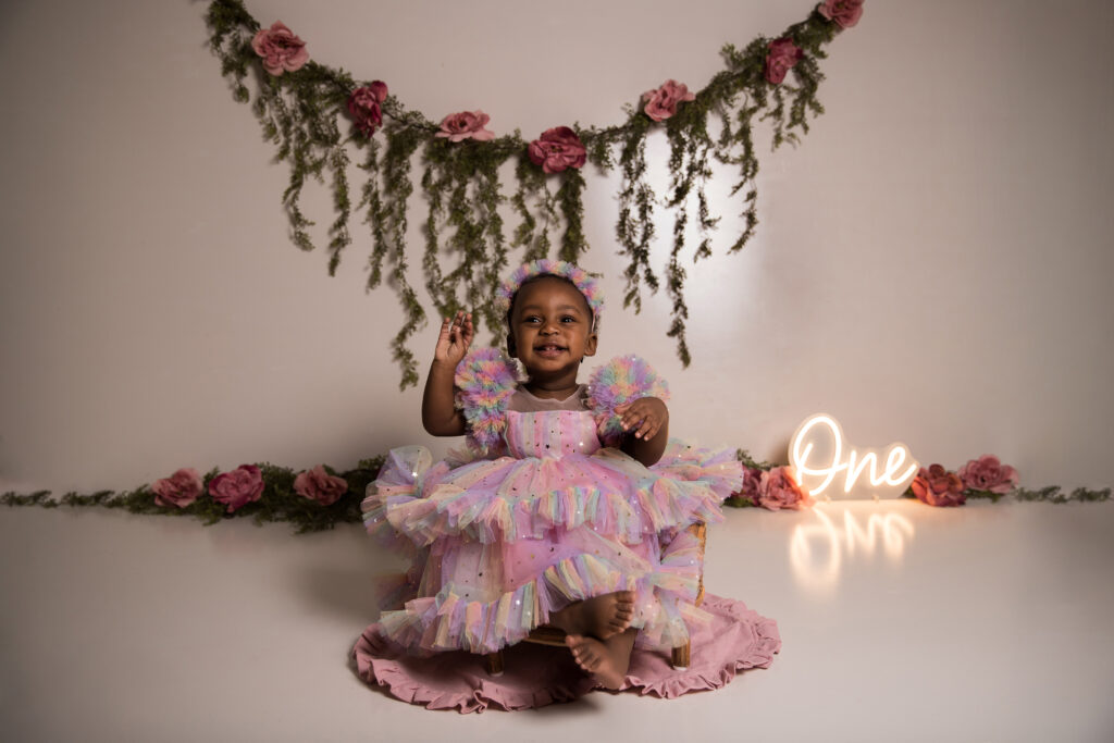 Charlotte Milestone Photographer Monroe NC Cake Smash Photographer Knowles Photography